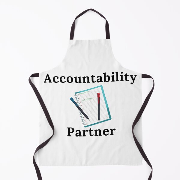Item preview, Accountability Partner - Black Text designed and sold by TheKnightWriter.