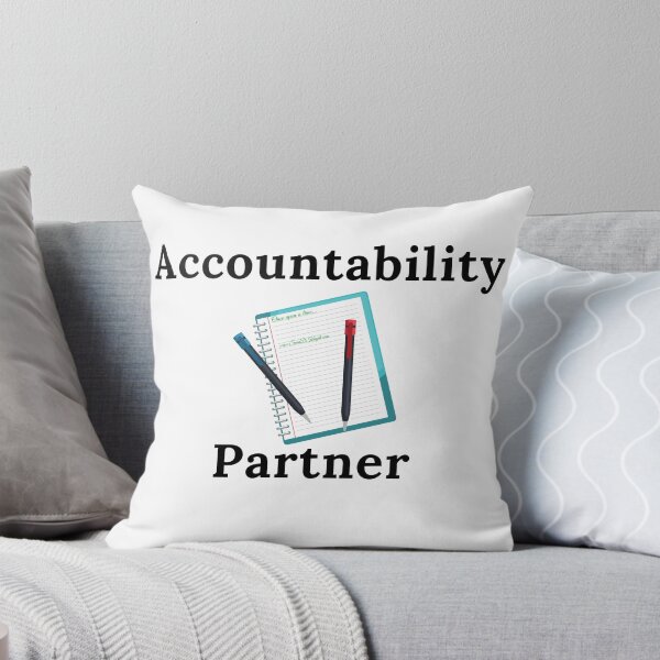 Item preview, Accountability Partner - Black Text designed and sold by TheKnightWriter.