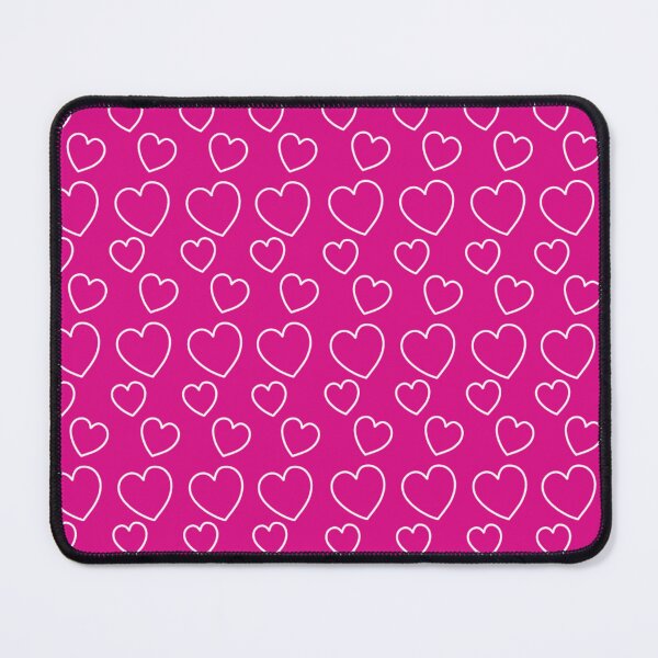Item preview, beautiful heart pattern design with pink background  designed and sold by DreamBigShirts.