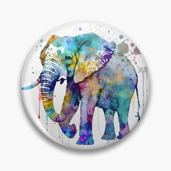 Item preview, Elephant Oil Painting designed and sold by lkzart.
