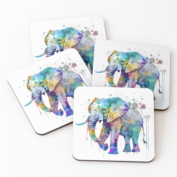 Item preview, Elephant Oil Painting designed and sold by lkzart.