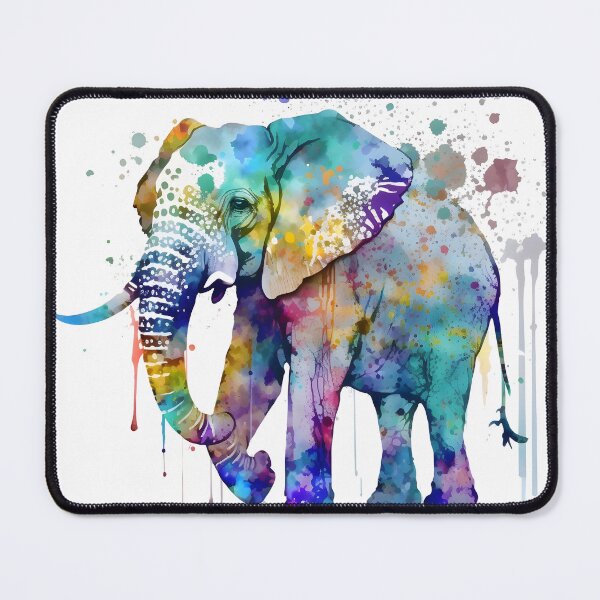 Item preview, Elephant Oil Painting designed and sold by lkzart.