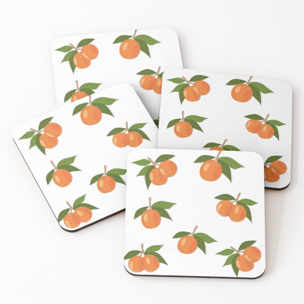 Item preview, Image of orange apricots on a branch with leaves. Vector designed and sold by viktoriaart0303.