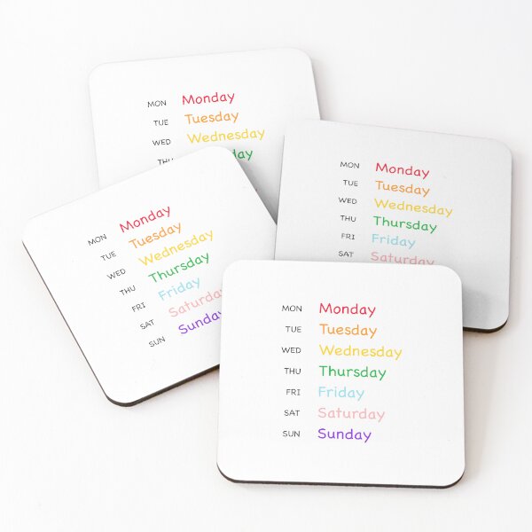 Item preview, Time Educational - Days of the Week designed and sold by Graham Baitson.