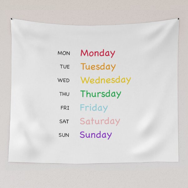 Item preview, Time Educational - Days of the Week designed and sold by Graham Baitson.
