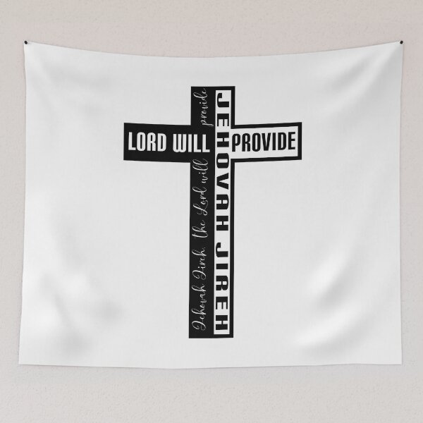 Item preview, Jehovah Jireh the Lord will provide T-shirt, Sticker and logo designed and sold by Billium Halder.