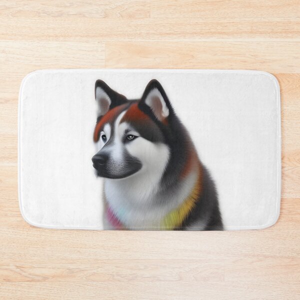 Item preview, Akita dog, charcoal drawing Ai Generated Art  designed and sold by ACC .