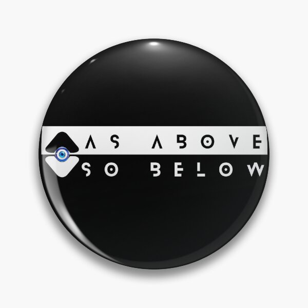 Item preview, As Above So Below White Black designed and sold by Yiorgos Designs.