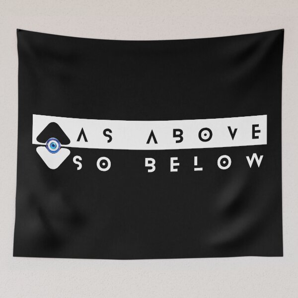Item preview, As Above So Below White Black designed and sold by Yiorgos Designs.