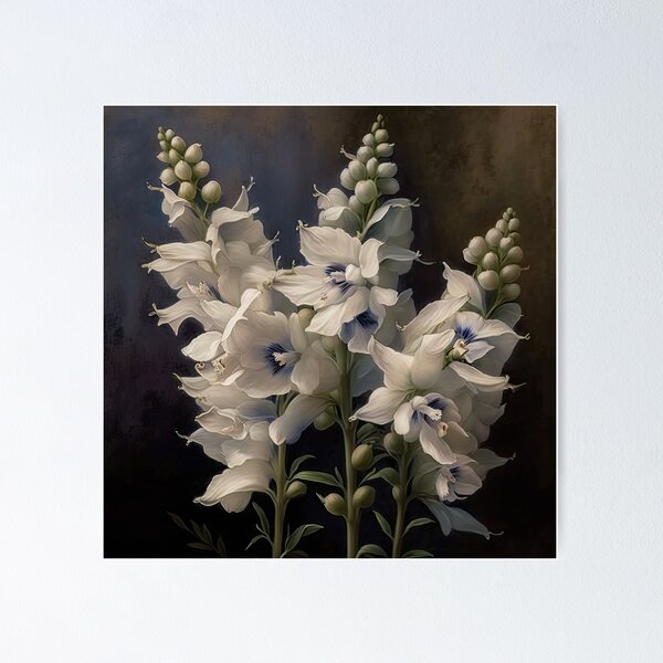 Item preview, Delphinium Flowers  designed and sold by Vanover Designs.
