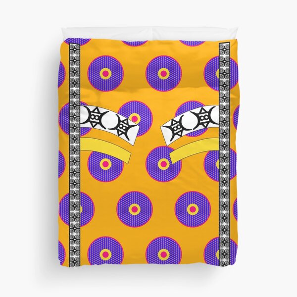 African Print Inspired - Yellow Duvet Cover