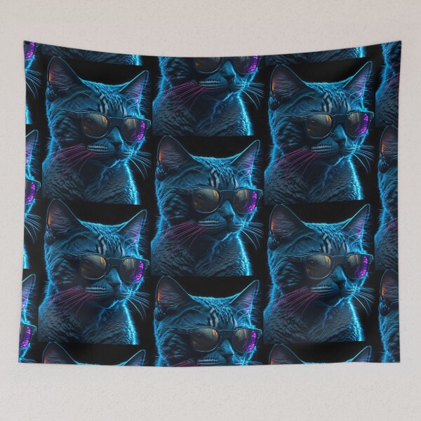 Item preview, Cat with sunglasses designed and sold by ramirodiz.