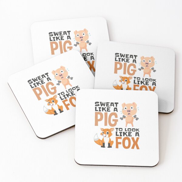 Item preview, Sweat Like A Pig To Look Like A Fox Workout designed and sold by jaygo.