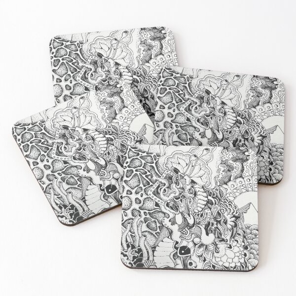 Item preview, Intricate Doodle Art Print: Design from the Future designed and sold by loukanart.