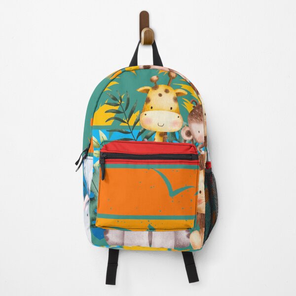 Item preview, cute animals in retro sunset island designed and sold by MerryCrown.