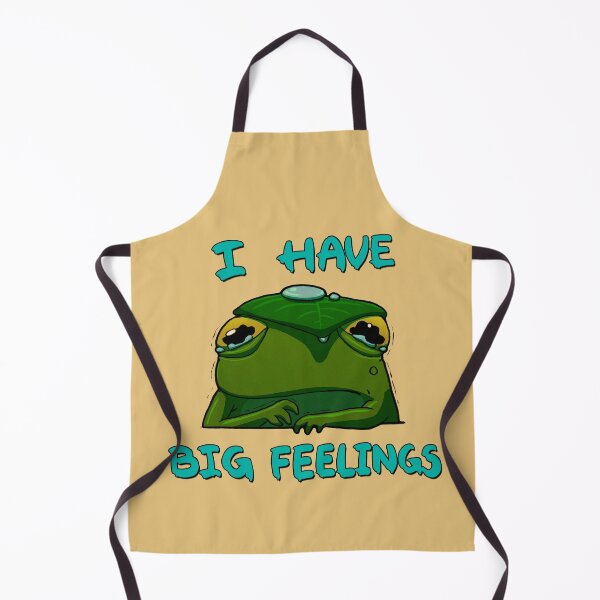 Item preview, I Have Big Feelings Frog designed and sold by DingHuArt.