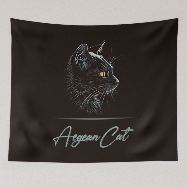 Item preview, Aegean Cat Portrait designed and sold by Best-Breeds.