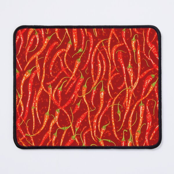 Item preview, red pepper pattern-3 designed and sold by Flow Relaxing.