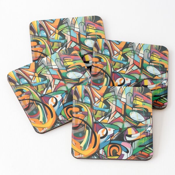 Item preview, Abstract Colorful Chaos designed and sold by Digital Dreamscape Artistry.