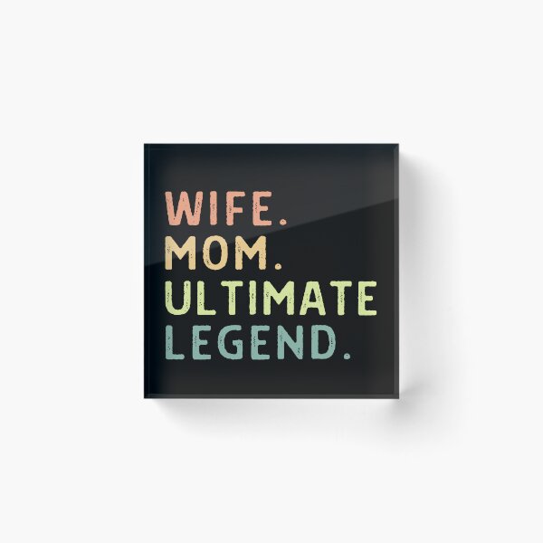 Item preview, WIFE MOM ULTIMATE LEGEND, Beach Fun, National Beach Day, Mother's Day designed and sold by Sun Sand & Sea Art.