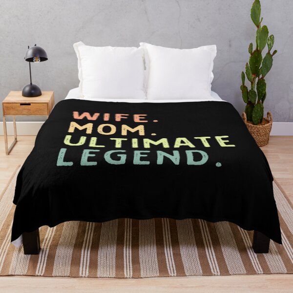 Item preview, WIFE MOM ULTIMATE LEGEND, Beach Fun, National Beach Day, Mother's Day designed and sold by Sun Sand & Sea Art.