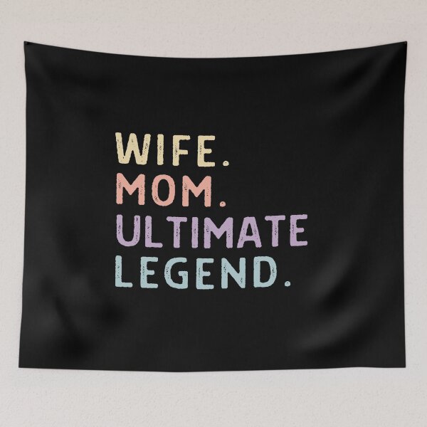 Item preview, WIFE MOM ULTIMATE LEGEND, Beach Fun, National Beach Day, Mother's Day designed and sold by Sun Sand & Sea Art.