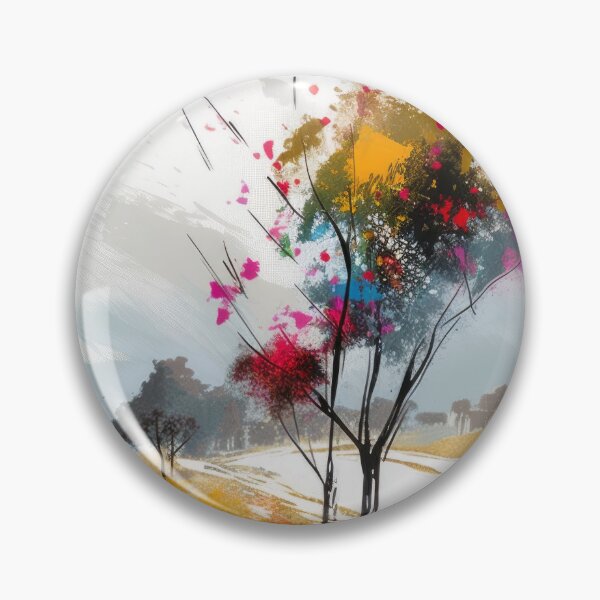 Item preview, Abstract Landscape Painting designed and sold by SoloSeal.