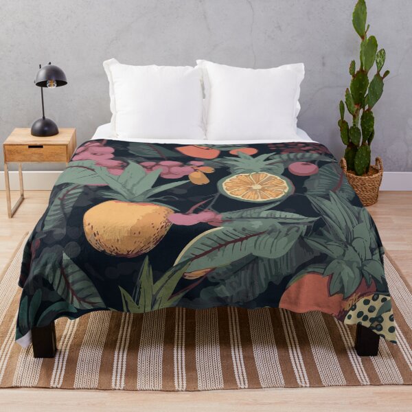 Item preview, Tropical Fruit Pattern Illustrated Tote Bag designed and sold by lazarus93.