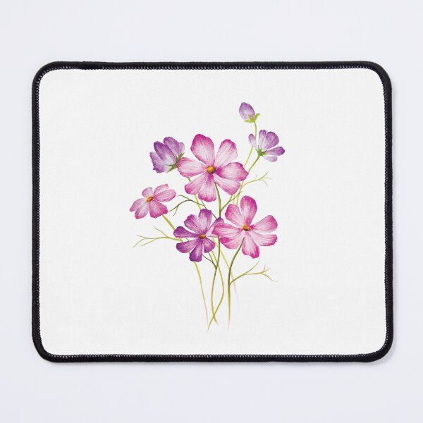 Item preview, Cosmos Flower Watercolor designed and sold by ug-atelier.
