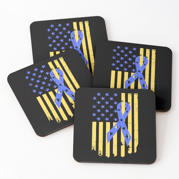 Item preview, Down Syndrome Flag and Ribbon for Trisomy 21 and Down Syndrome Awareness designed and sold by ADownLife.