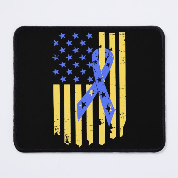 Item preview, Down Syndrome Flag and Ribbon for Trisomy 21 and Down Syndrome Awareness designed and sold by ADownLife.