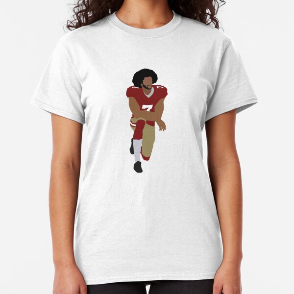 Colin Kaepernick arrodillado Camiseta clásica