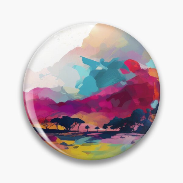 Item preview, Abstract Landscape Painting designed and sold by SoloSeal.