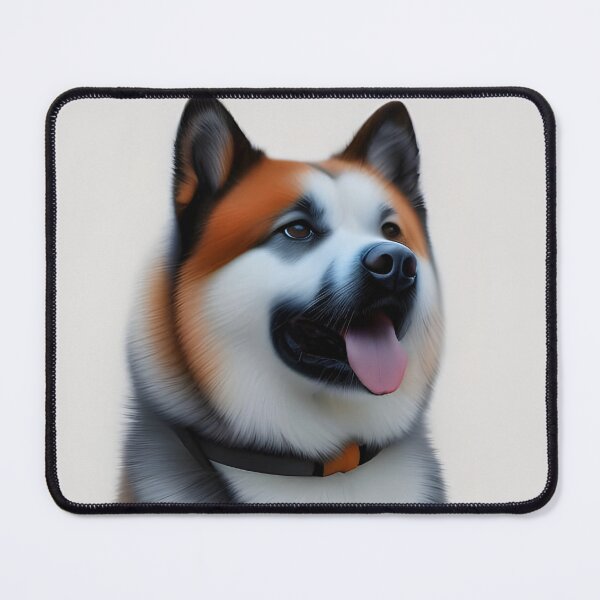 Item preview, Akita dog, charcoal drawing Ai Generated Art designed and sold by ACC .