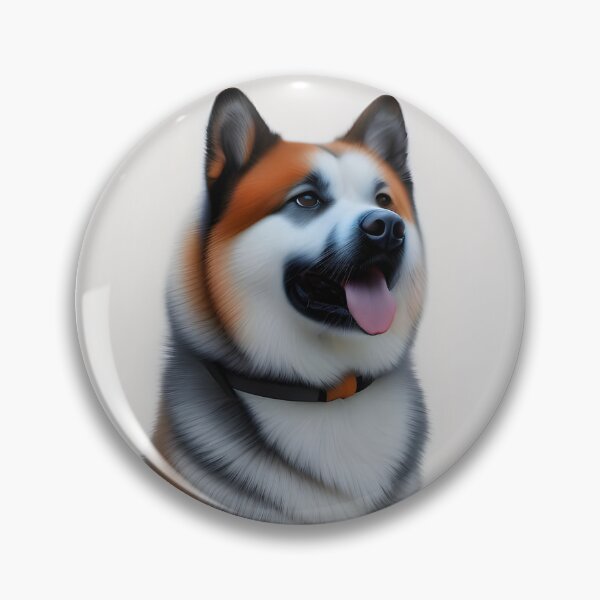 Item preview, Akita dog, charcoal drawing Ai Generated Art  designed and sold by ACC .