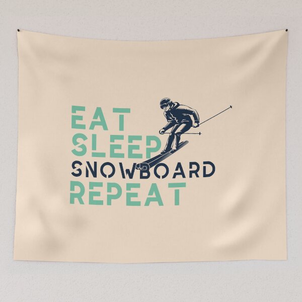 Item preview, Eat Sleep Snowboard Repeat designed and sold by OfficeFortune.