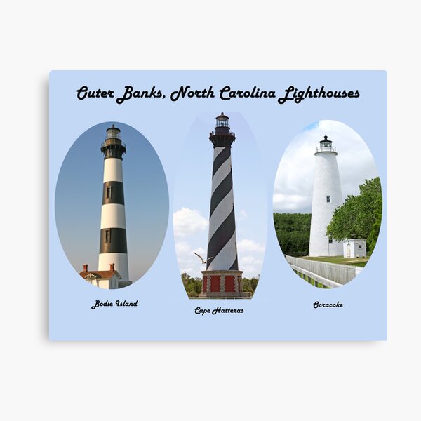 OBX Lighthouses Canvas Print