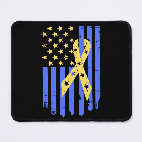 Item preview, Down Syndrome Flag and Ribbon for Trisomy 21 and Down Syndrome Awareness designed and sold by ADownLife.