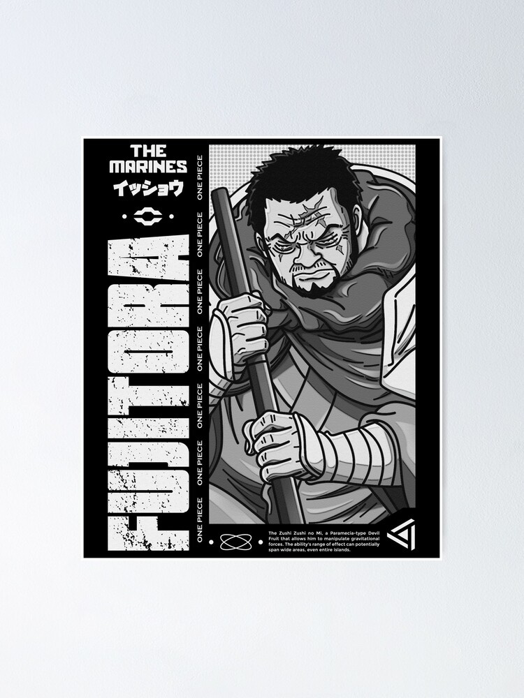 Fujitora - One Piece v.3 white version Poster for Sale by Geonime