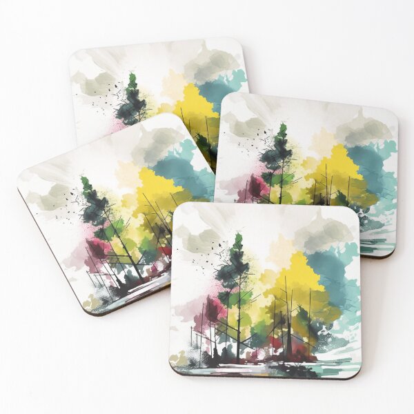 Item preview, Abstract Landscape Painting designed and sold by SoloSeal.