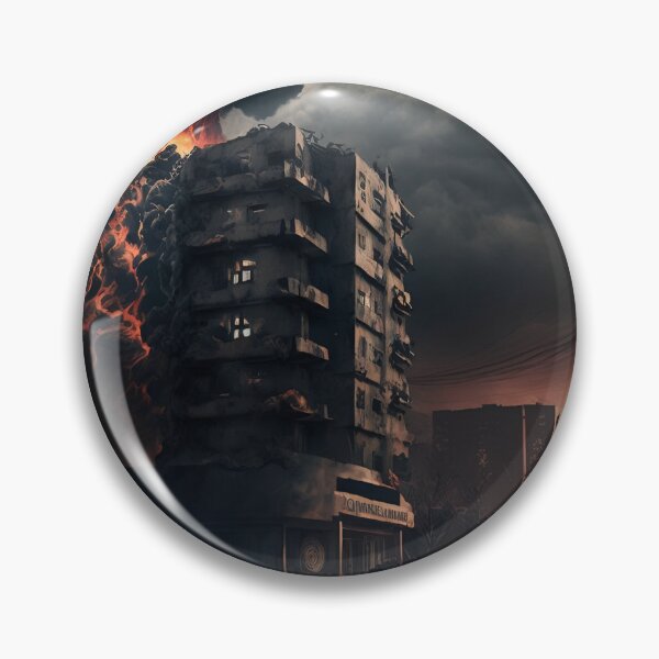 Item preview, apocalyptic scene designed and sold by DreamscapesAI.