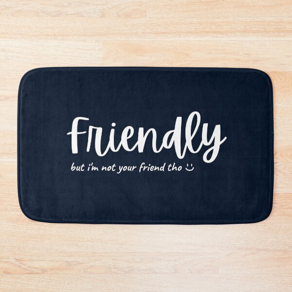 Item preview, FRIENDLY (but i'm not your friend tho) (dark ver.) designed and sold by ohleeve.