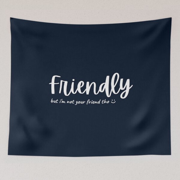 Item preview, FRIENDLY (but i'm not your friend tho) (dark ver.) designed and sold by ohleeve.