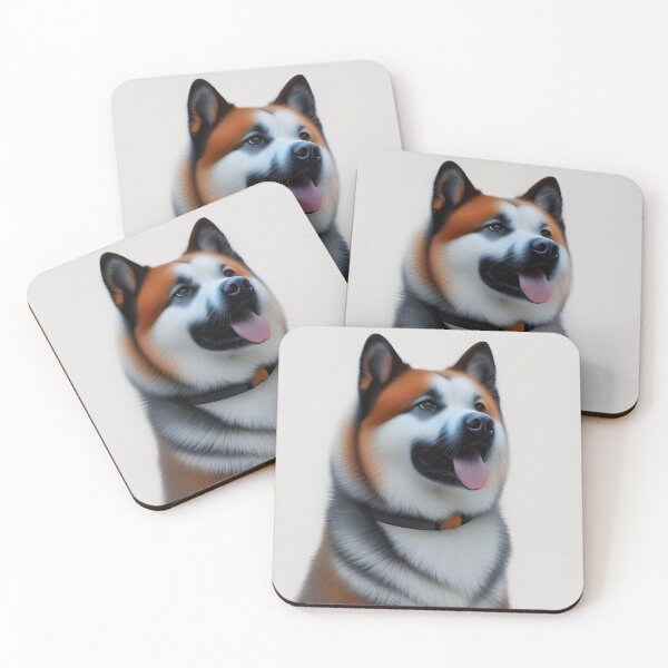 Item preview, Akita dog, charcoal drawing Ai Generated Art  designed and sold by ACC .