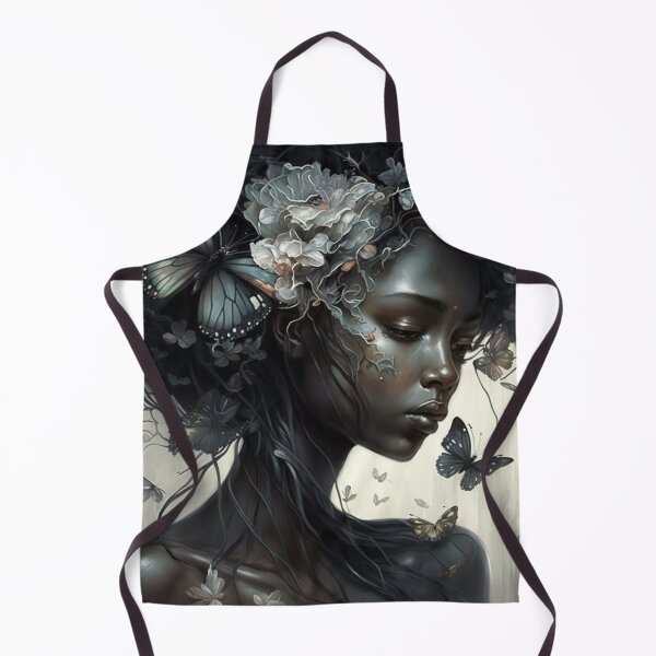 Item preview, Beautifull young woman with flowers and butterflies designed and sold by XCentric00.