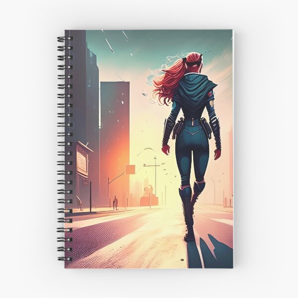 Item preview, Uniformed woman in empty city designed and sold by ansaharju.