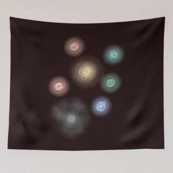 Item preview, abstract, colorful paint designed and sold by Taidundua.