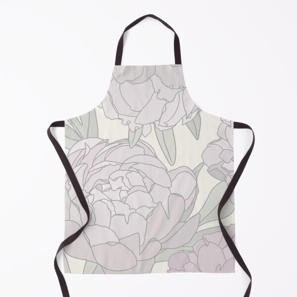 Item preview, The pale pink peonies in a lovely pattern on a yellowtoned background designed and sold by marina63.