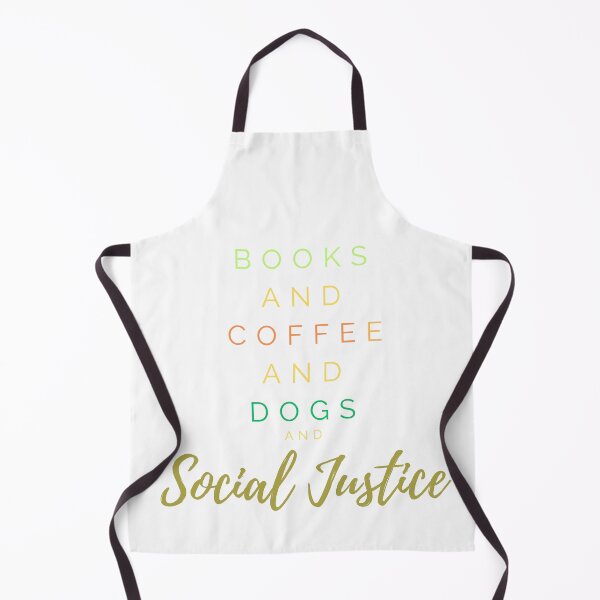 Item preview, Books And Coffee And Dogs And Social Justice-Dogs Books and Coffee-book lover-coffee lover- gift-dog lover designed and sold by Alexa5454.