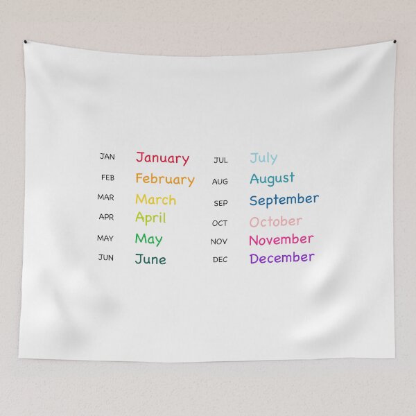 Item preview, Time Educational - Months of the Year designed and sold by Graham Baitson.